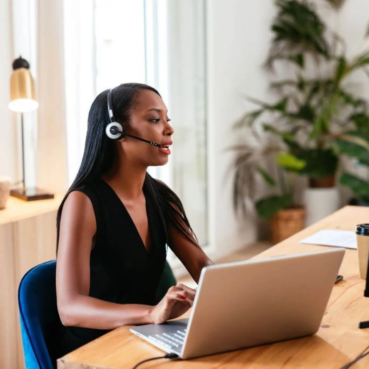 Woman on call